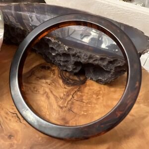 Vintage Bakelite Bangle Bracelet Root Beer